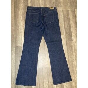 Levis Demi Curve 12M Classic Bootcut Womens 34x32 Dark Denim Blue Jeans